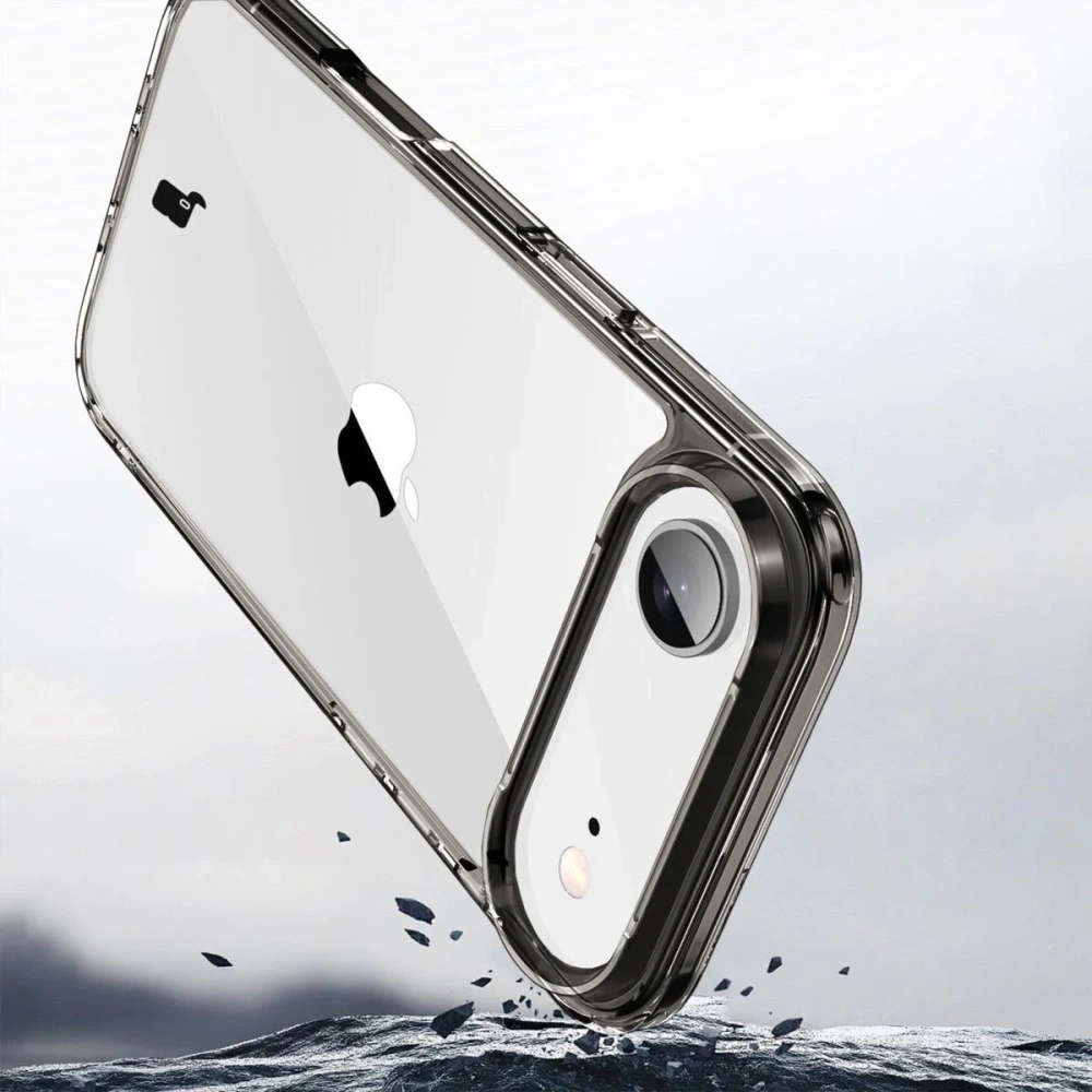 Etui Bizon Case Halo do Apple iPhone 17 Air przydymione-czarne