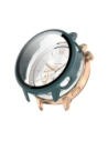 Etui ze szkłem do zegarka Bizon Case+Glass Watch do OnePlus Watch 3 43 mm zielone