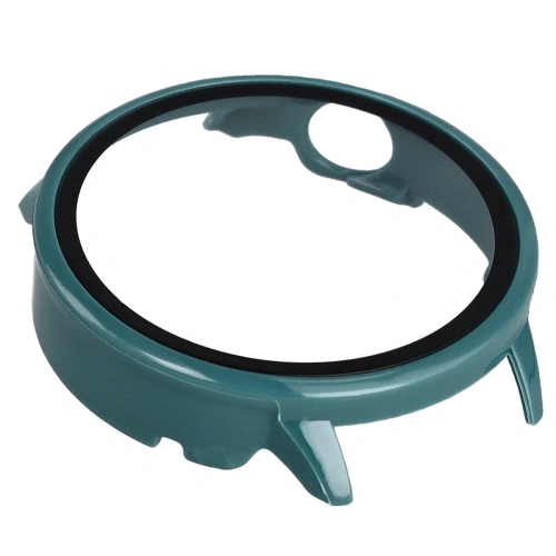 Etui ze szkłem do zegarka Bizon Case+Glass Watch do OnePlus Watch 3 43 mm zielone