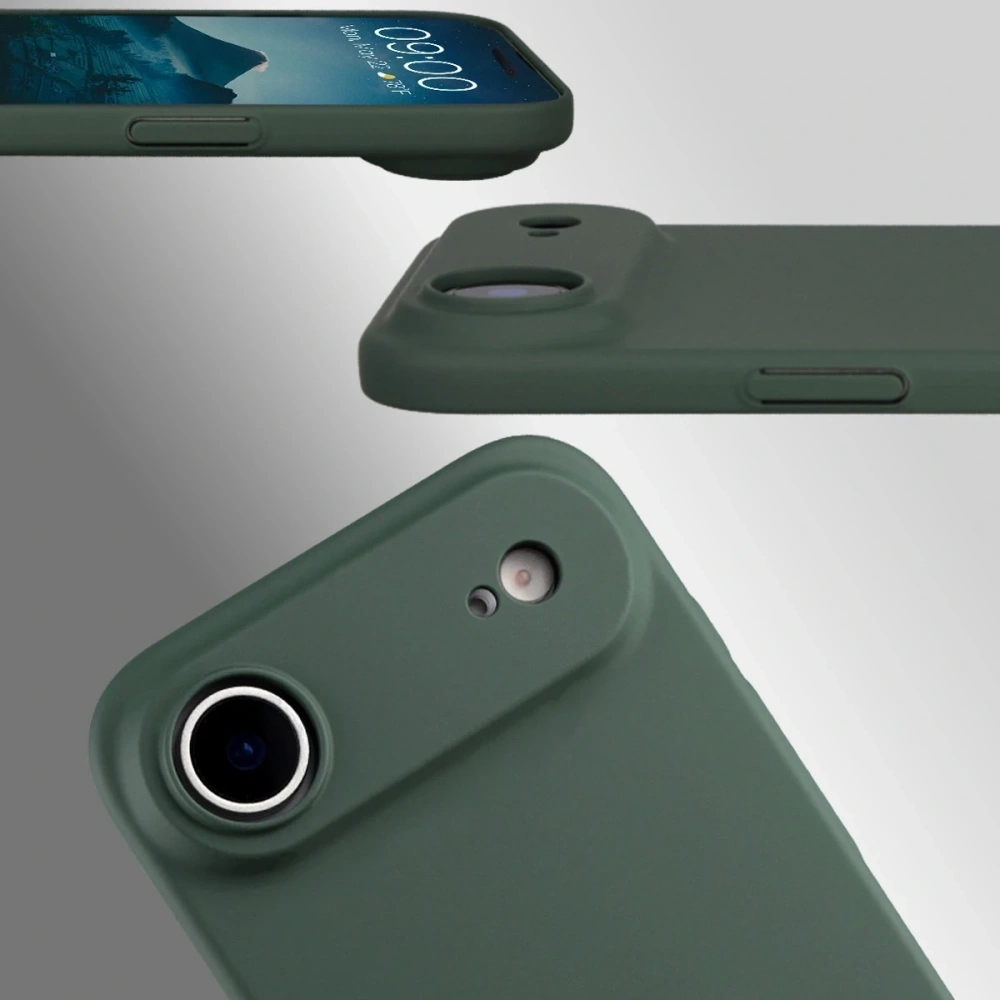 Etui Bizon Case Łupka do Apple iPhone 17 Air zielone