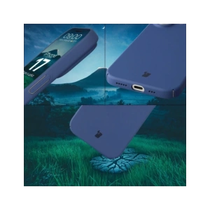 Etui Bizon Case Łupka do Apple iPhone 17 niebieskie