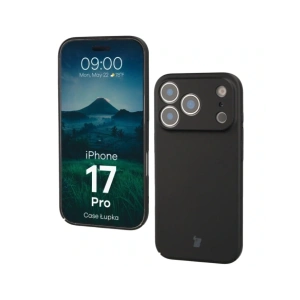 Etui Bizon Case Łupka do Apple iPhone 17 Pro czarne