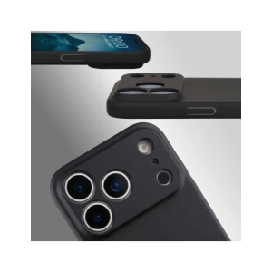 Etui Bizon Case Łupka do Apple iPhone 17 Pro czarne