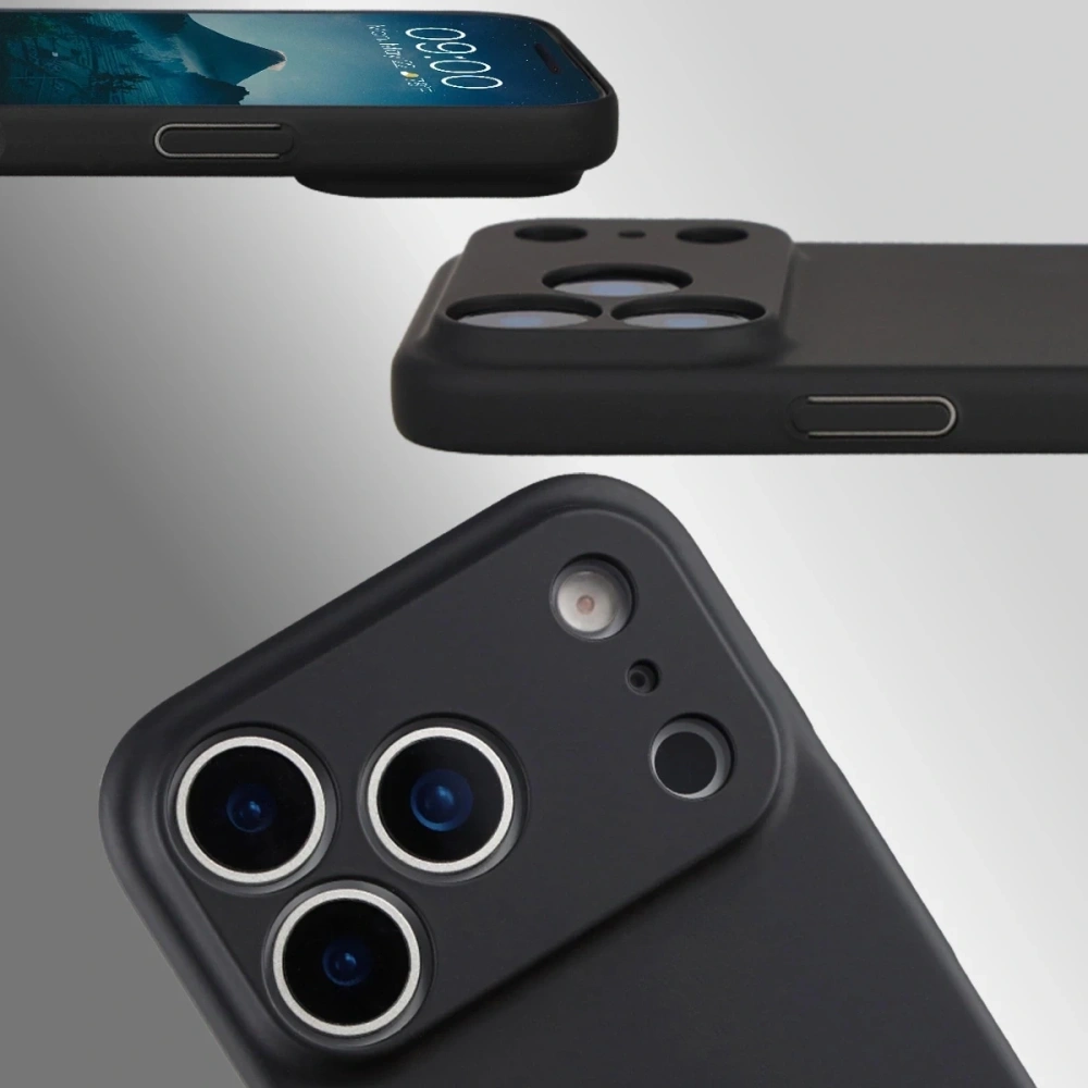 Etui Bizon Case Łupka do Apple iPhone 17 Pro czarne