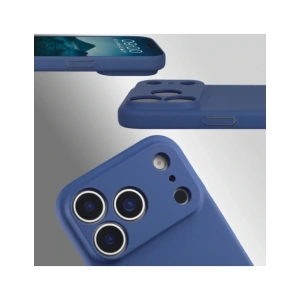 Etui Bizon Case Łupka do Apple iPhone 17 Pro niebieskie