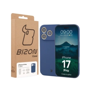Etui Bizon Case Łupka do Apple iPhone 17 Pro niebieskie