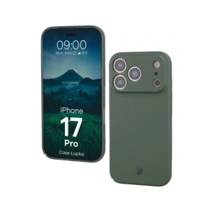 Etui Bizon Case Łupka do Apple iPhone 17 Pro zielone