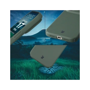 Etui Bizon Case Łupka do Apple iPhone 17 Pro zielone
