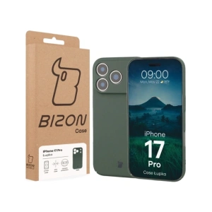 Etui Bizon Case Łupka do Apple iPhone 17 Pro zielone