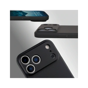 Etui Bizon Case Łupka do Apple iPhone 17 Pro Max czarne