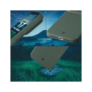 Etui Bizon Case Łupka do Apple iPhone 17 Pro Max zielone