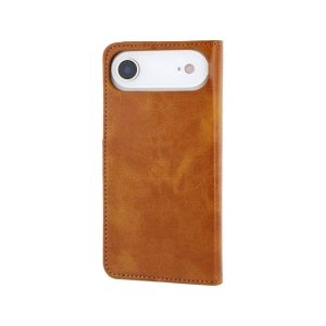 Etui z klapką Bizon Case Pocket do Apple iPhone 17 Air brązowe