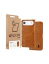 Etui z klapką Bizon Case Pocket do Apple iPhone 17 Air brązowe