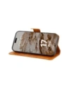 Etui z klapką Bizon Case Pocket do Apple iPhone 17 Pro brązowe