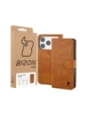 Etui z klapką Bizon Case Pocket do Apple iPhone 17 Pro brązowe