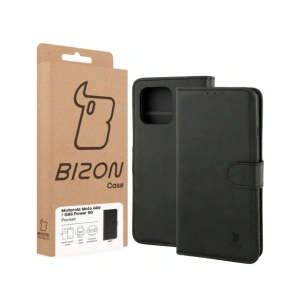 Etui z klapką Bizon Case Pocket do Motorola Moto G86 5G / G86 Power 5G czarne
