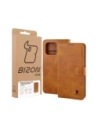 Etui z klapką Bizon Case Pocket do Motorola Moto G86 5G / G86 Power 5G brązowe