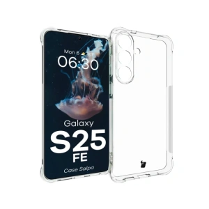 Elastyczne etui Bizon Case Salpa do Samsung Galaxy S25 FE przezroczyste