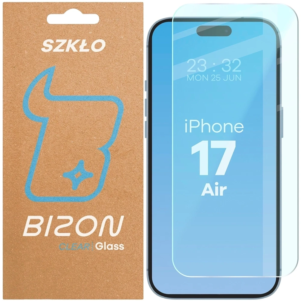 Szkło hartowane Bizon Glass Clear 2 do Apple iPhone 17 Air