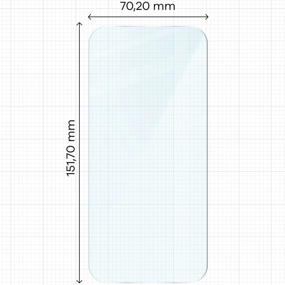 Szkło hartowane Bizon Glass Clear 2 do Apple iPhone 17 Air