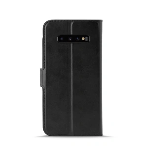 Hurtownia GSM - Etui PURO Booklet Wallet Case Samsung Galaxy S10+ Plus cu sloturi pentru carduri + suport (negru) - PUR020BLK - {ean13} - Hurt