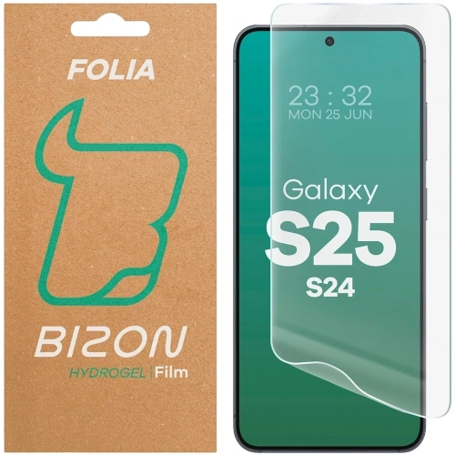 Folia hydrożelowa na ekran Bizon Glass Hydrogel Front do Samsung Galaxy S25 / S24