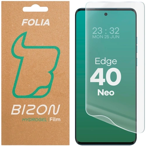 Folia hydrożelowa na ekran Bizon Glass Hydrogel Front do Motorola Edge 40 Neo