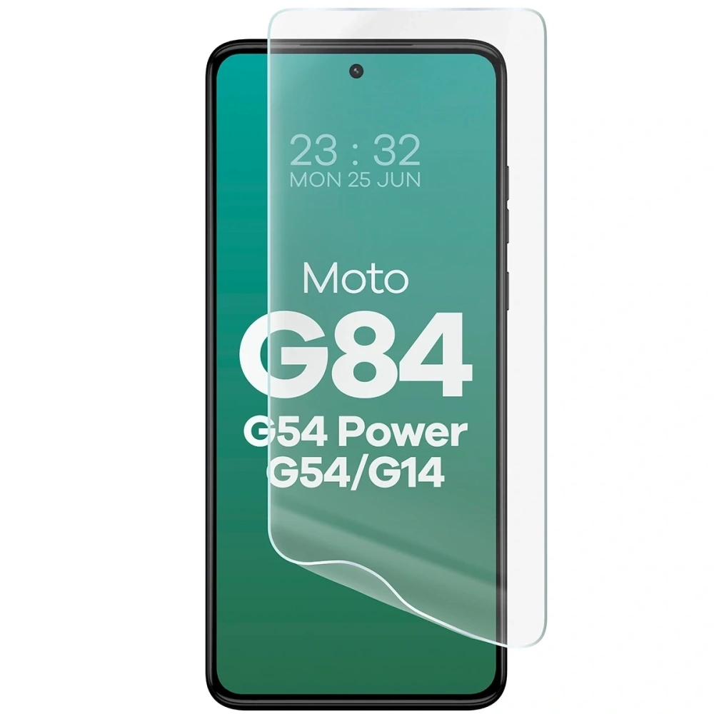 Folia hydrożelowa na ekran Bizon Glass Hydrogel Front do Motorola Moto G14 4G / G54 5G / G54 Power 5G / G84 5G