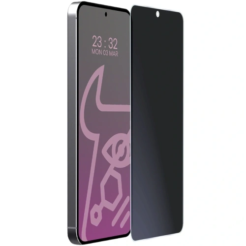 Prywatyzujące szkło hybrydowe Bizon Glass Mule Shadow do Samsung Galaxy S25 matowe