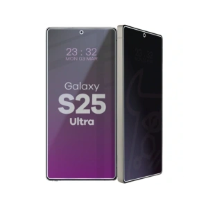 Prywatyzujące szkło hybrydowe Bizon Glass Mule Shadow do Samsung Galaxy S25 Ultra matowe