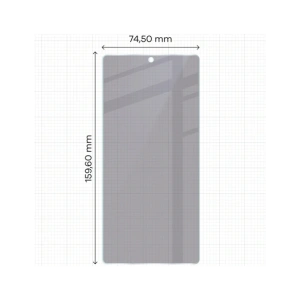 Prywatyzujące szkło hybrydowe Bizon Glass Mule Shadow do Samsung Galaxy S25 Ultra matowe