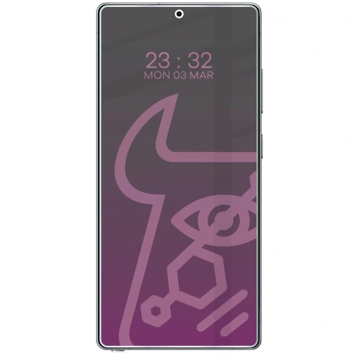 Prywatyzujące szkło hybrydowe Bizon Glass Mule Shadow do Samsung Galaxy S25 Ultra matowe