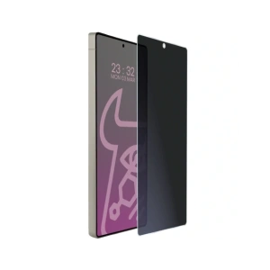 Prywatyzujące szkło hybrydowe Bizon Glass Mule Shadow do Samsung Galaxy S25 Ultra matowe