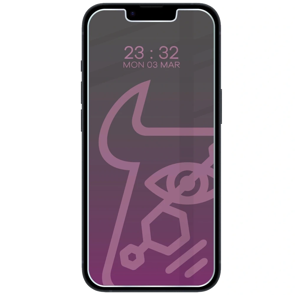 Prywatyzujące szkło hybrydowe Bizon Glass Mule Shadow do Apple iPhone 16e matowe
