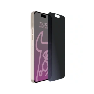 Prywatyzujące szkło hybrydowe Bizon Glass Mule Shadow do Apple iPhone 16 Pro Max matowe