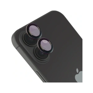 Szkło na aparat z aplikatorem Bizon Glass Snap Lens do Apple iPhone 17 czarna ramka