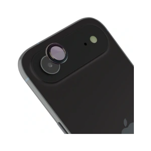 Szkło na aparat z aplikatorem Bizon Glass Snap Lens do Apple iPhone 17 Air czarna ramka