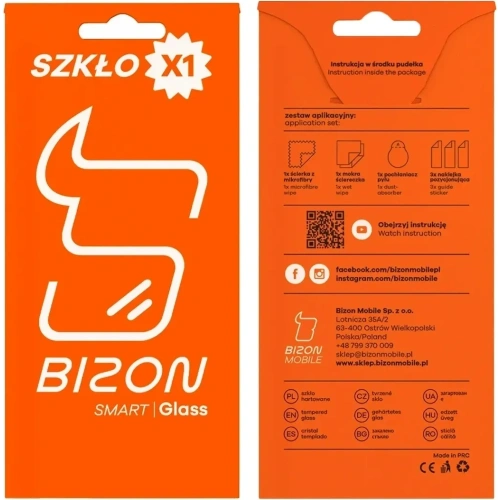 Szkło ochronne 2.5D Bizon Smart Glass do Samsung Galaxy S25 Edge