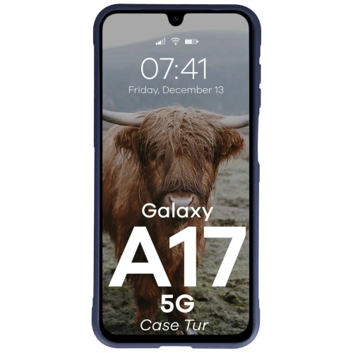 Pancerne etui Bizon Case Tur do Samsung Galaxy A17 5G granatowe