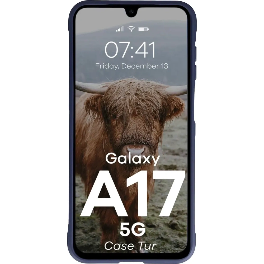 Pancerne etui Bizon Case Tur do Samsung Galaxy A17 5G granatowe