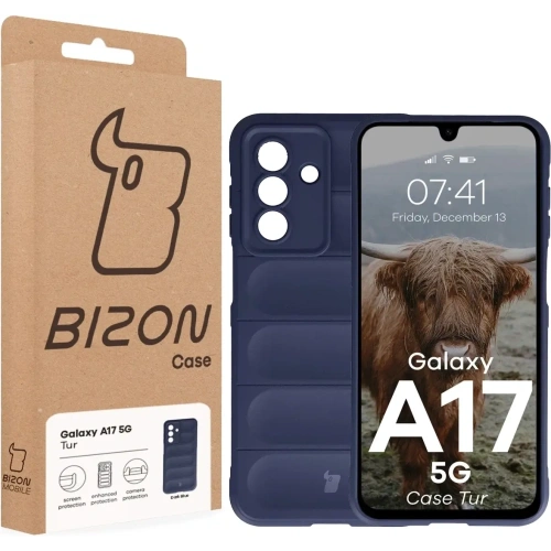 Pancerne etui Bizon Case Tur do Samsung Galaxy A17 5G granatowe