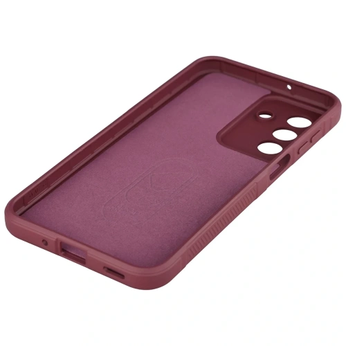 Pancerne etui Bizon Case Tur do Samsung Galaxy A17 5G burgundowe