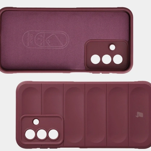 Pancerne etui Bizon Case Tur do Samsung Galaxy A17 5G burgundowe