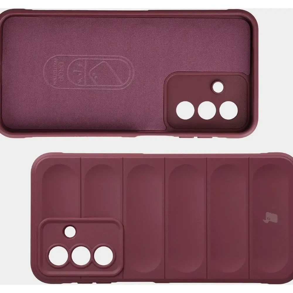 Pancerne etui Bizon Case Tur do Samsung Galaxy A17 5G burgundowe