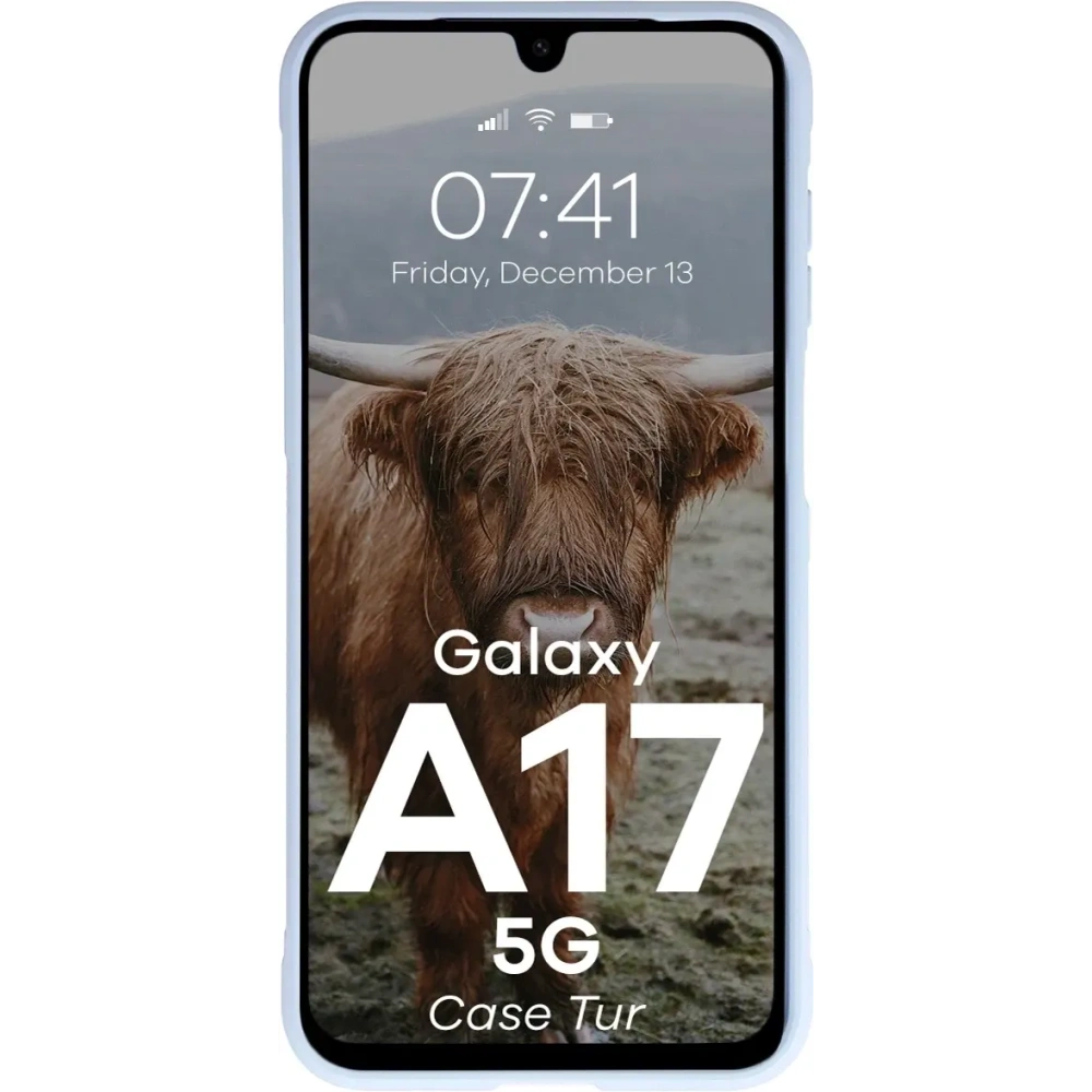 Pancerne etui Bizon Case Tur do Samsung Galaxy A17 5G jasnoniebieskie