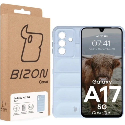 Pancerne etui Bizon Case Tur do Samsung Galaxy A17 5G jasnoniebieskie