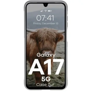 Pancerne etui Bizon Case Tur do Samsung Galaxy A17 5G jasnoszare