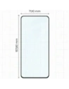 Szkło hartowane Bizon Glass Edge 2 do Motorola Moto G86 5G / G86 Power 5G czarna ramka