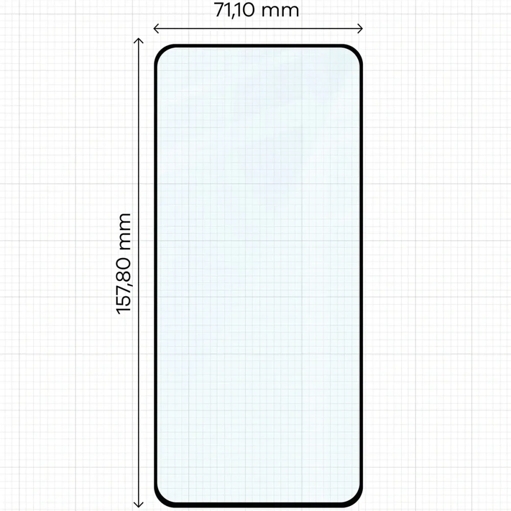 Szkło hartowane Bizon Glass Edge 2 do Motorola Moto G86 5G / G86 Power 5G czarna ramka