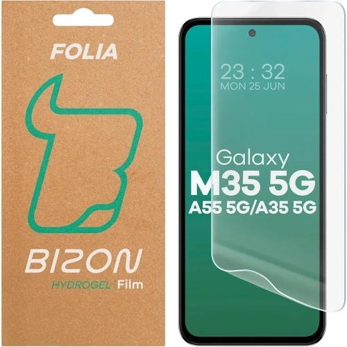 Folia hydrożelowa na ekran Bizon Glass Hydrogel Front do Samsung Galaxy M35 5G / A35 5G / A55 5G